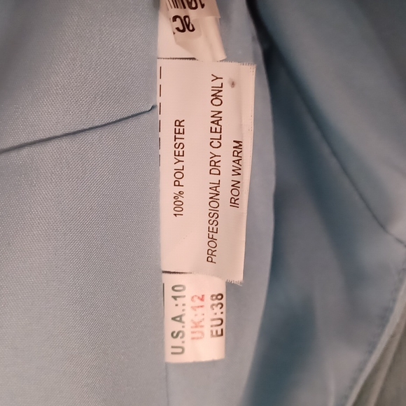 Belsoie "Seaglass" One Shoulder Chiffon Bridesmaid/Formal Gown NEW- Sz. 10 - Picture 10 of 10